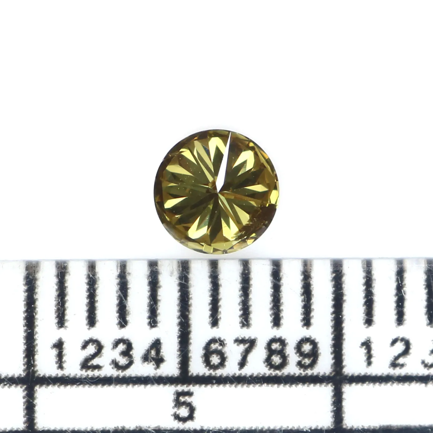 0.29 Ct Natural Loose Round Shape Diamond Green Color Round Diamond 4.10 MM Natural Green Color Diamond Round Brilliant Cut Diam