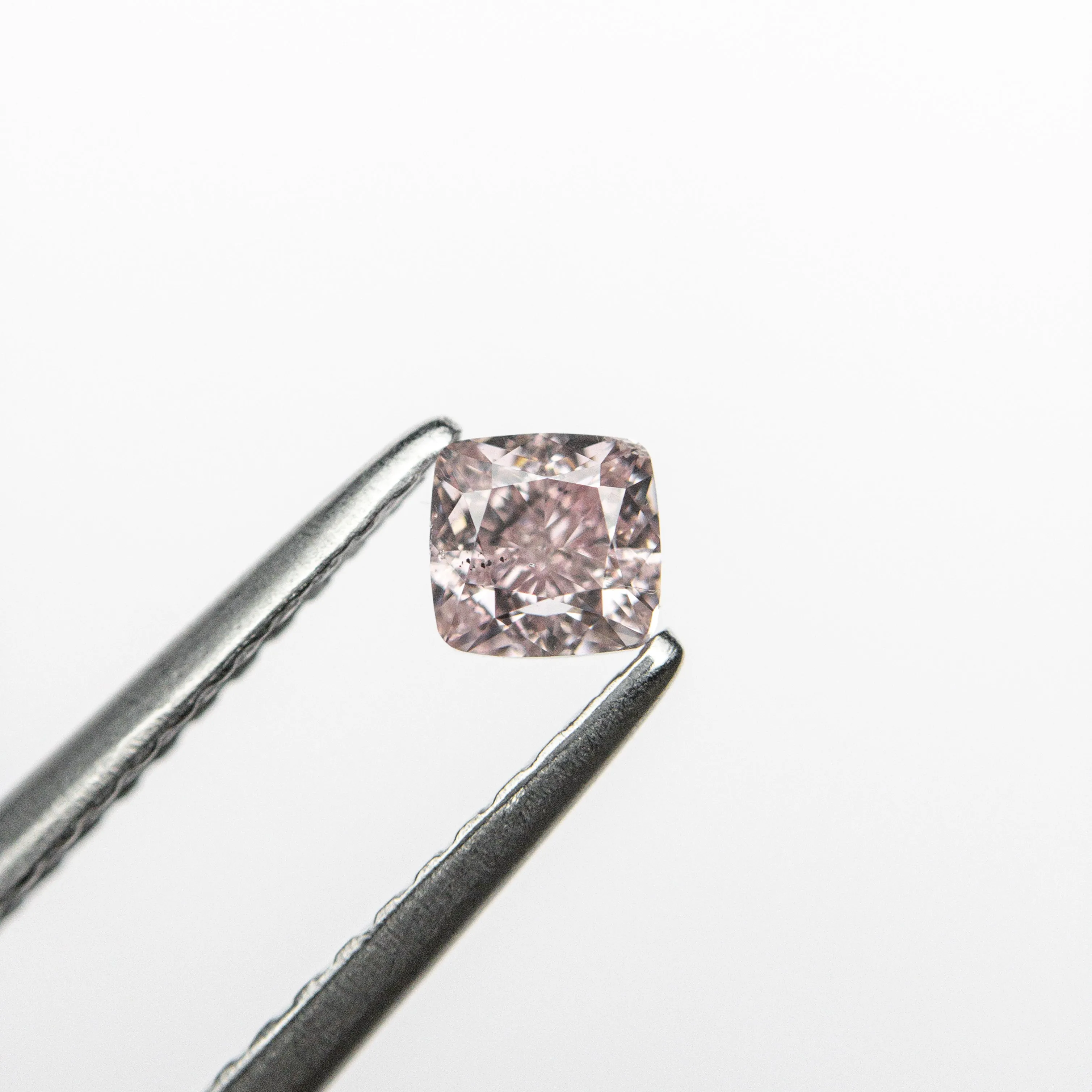 0.30ct 3.44x3.36x2.63mm GIA SI1 Fancy Pink Cushion Brilliant  24103-01