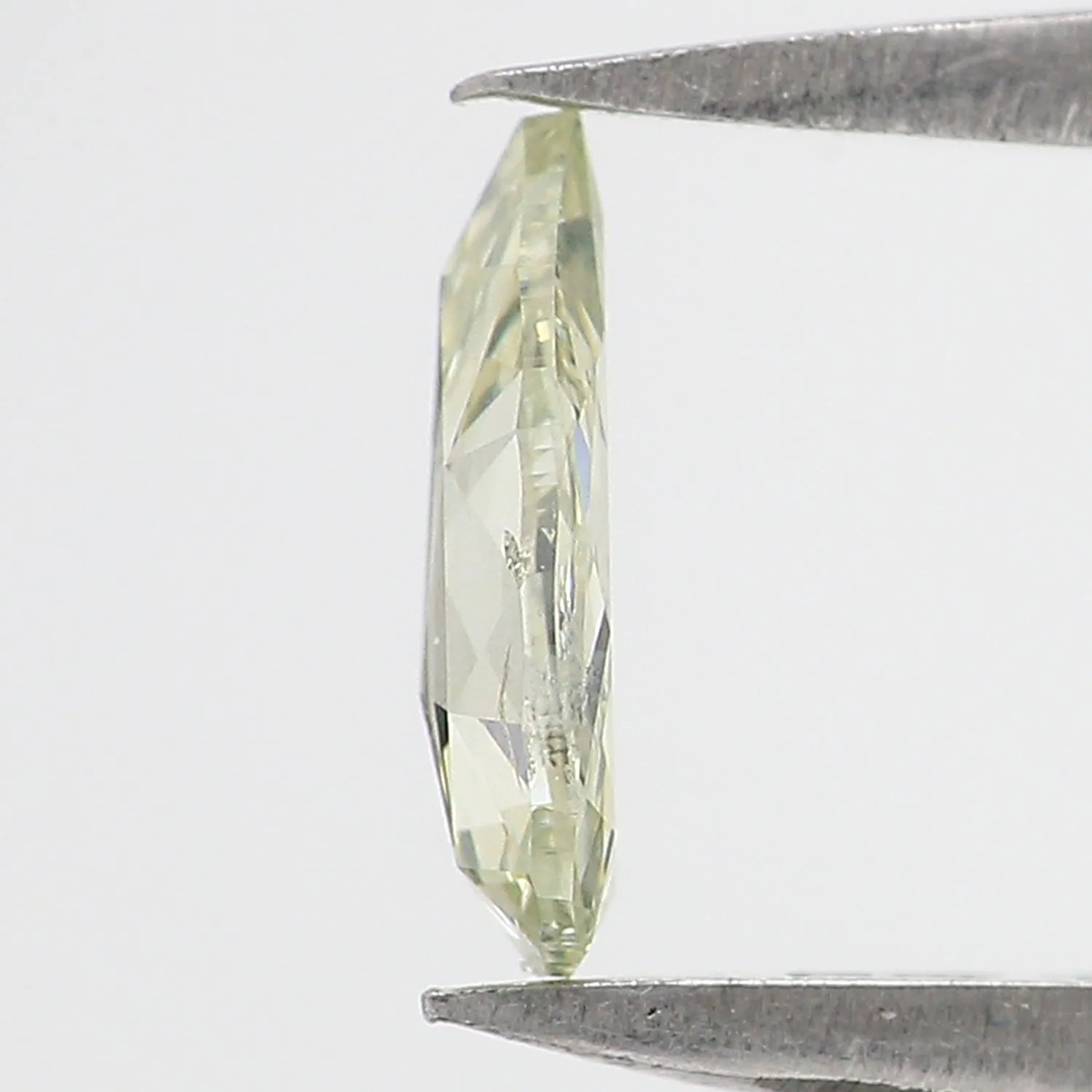 0.32 CT GIA Certified Natural Loose Pear Modified Brilliant Cut Diamond 6.65 MM Fancy Light Green-Yellow Color Diamond Pear Diam