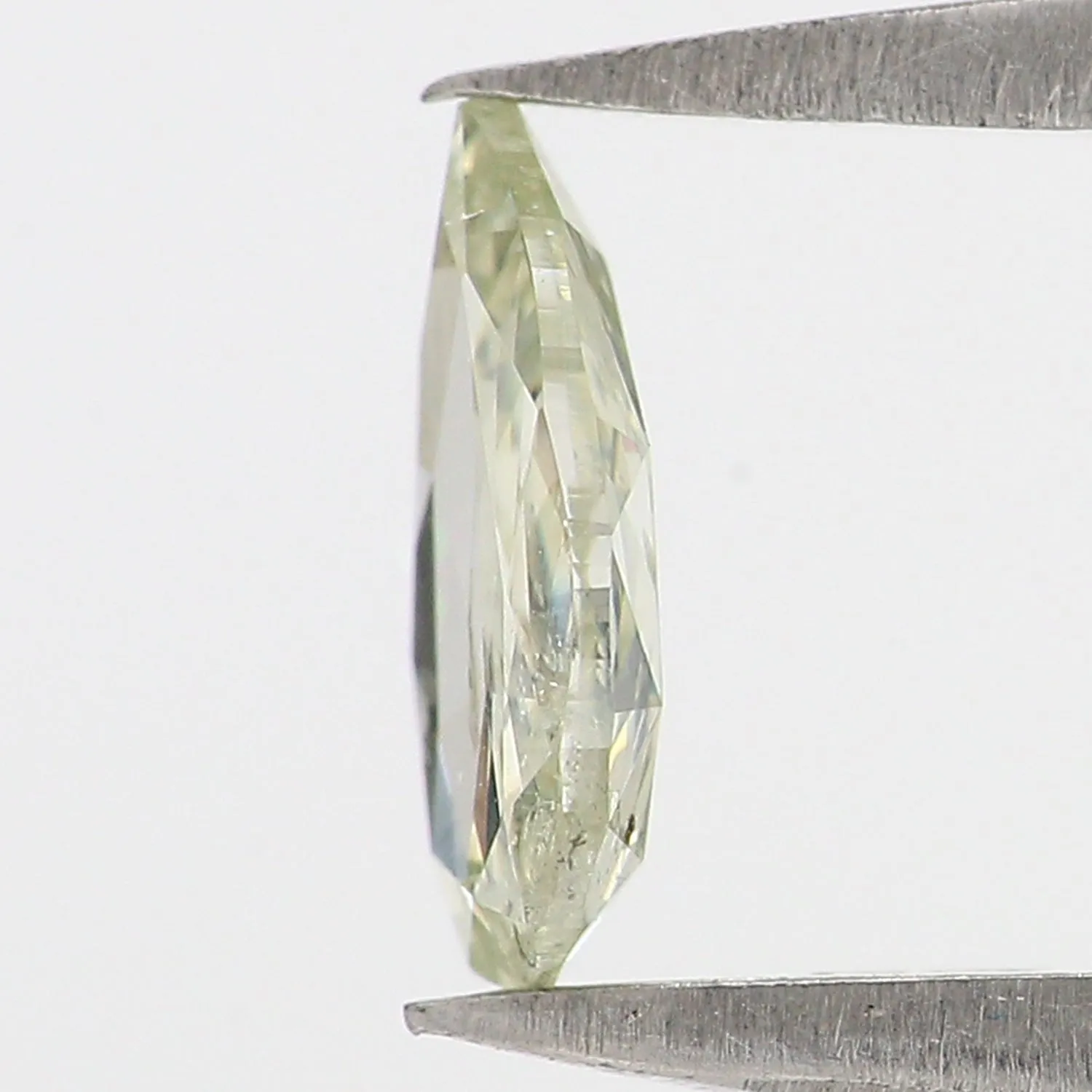 0.32 CT GIA Certified Natural Loose Pear Modified Brilliant Cut Diamond 6.65 MM Fancy Light Green-Yellow Color Diamond Pear Diam