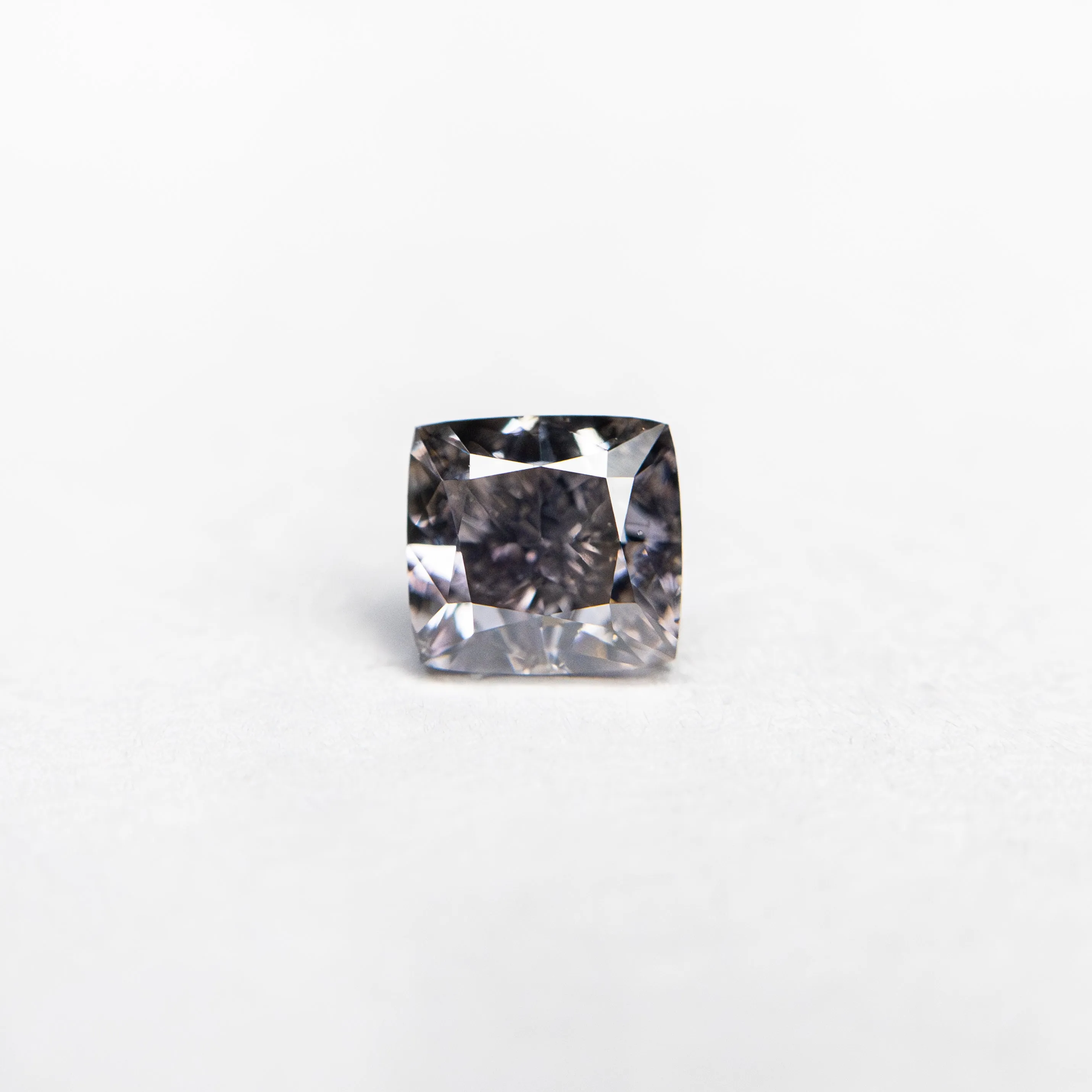 0.40ct 3.91x3.70x2.82mm GIA SI2 Fancy Grey Cushion Brilliant  24139-01