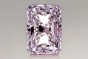 0.55 Carat Radiant Pink Lab Diamond