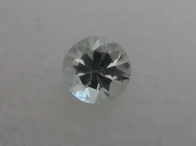 1.07 CTS. WHITE DIAMOND ROUND CUT MONTANA SAPPHIRE