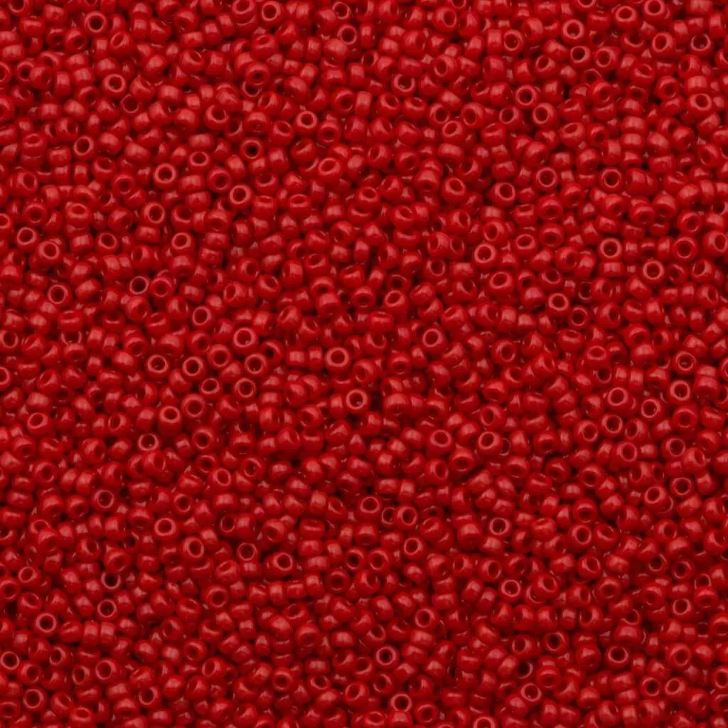 11-34914, Czech 22g Opaque Dark Red