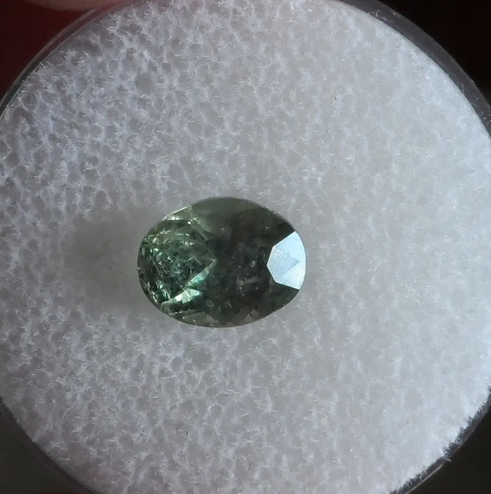 1.65cts. LEAF GREEN MONTANA SAPPHIRE