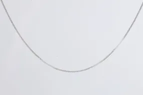 20 14k White Gold Adjustable Franco Chain (2.30g.)