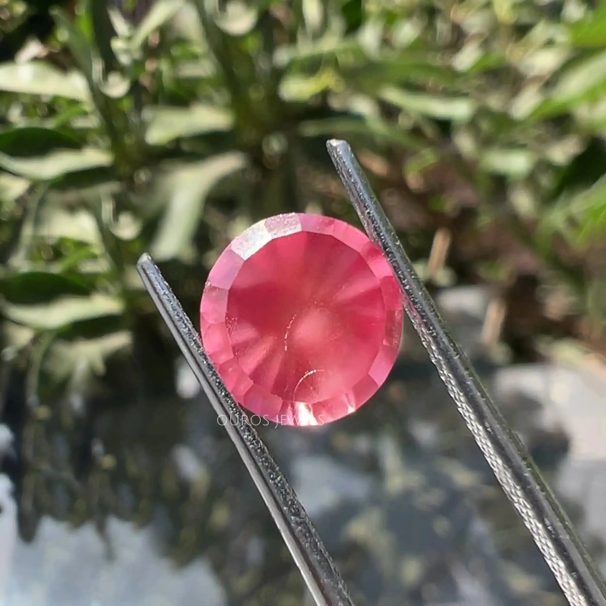 2.50 Carat Pink Old European Round Cut Lab Diamond