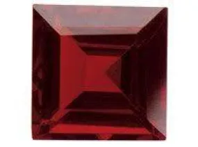 3MM GARNET  SQUARE  LOOSE GEMSTONE