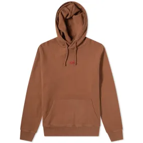 424 Alias Red Logo Popover HoodieBrown