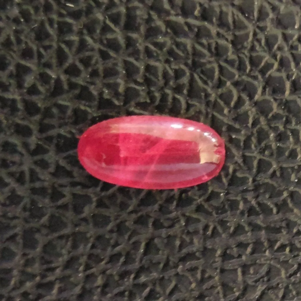 4.68ct INTENSE RED RHODONITE CAB *RARE*