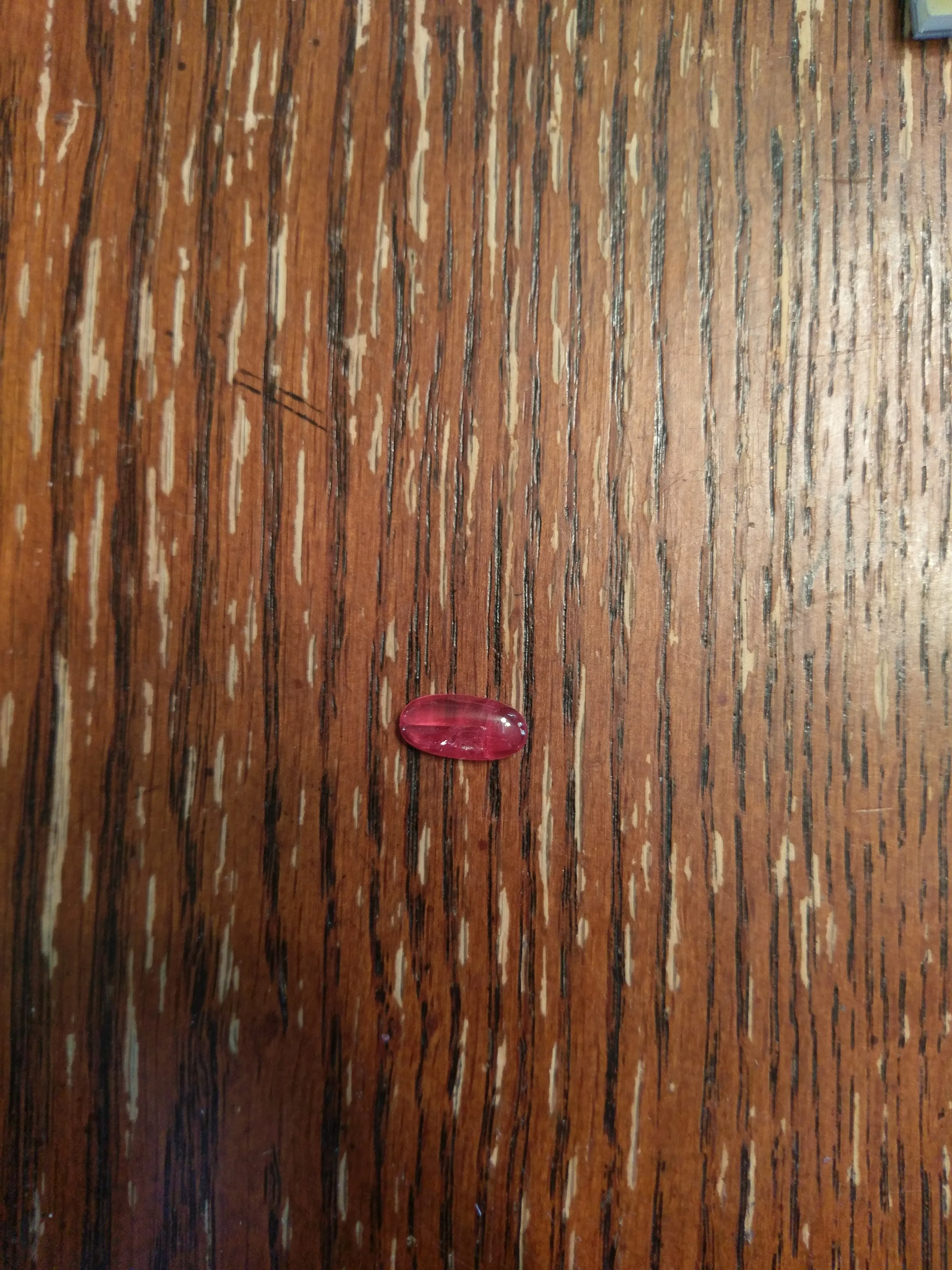 4.68ct INTENSE RED RHODONITE CAB *RARE*