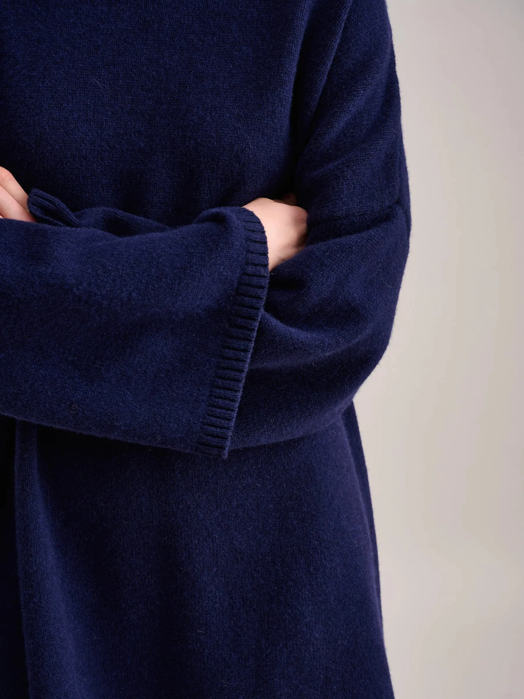 ABITO IN MAGLIA OVERSIZE BLU NAVY