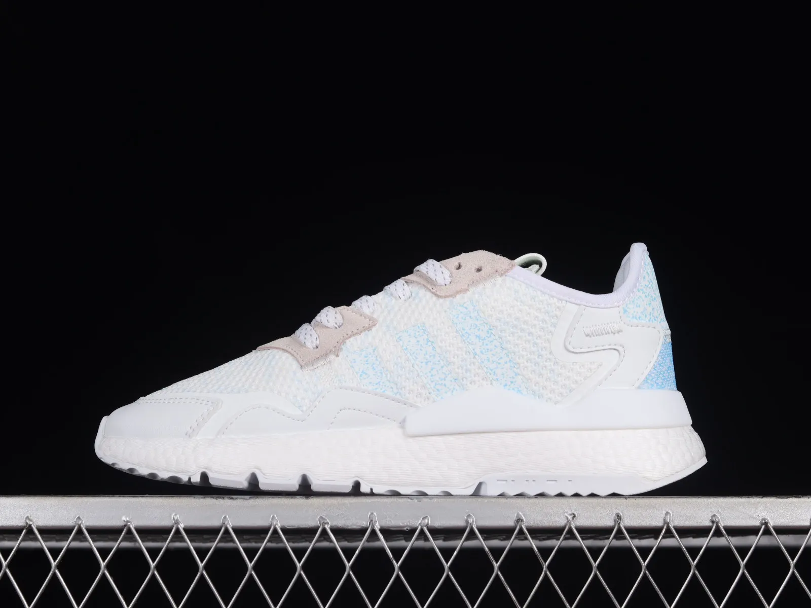 Adidas Nite Jogger Boost Cloud White Pink Blue CG6208