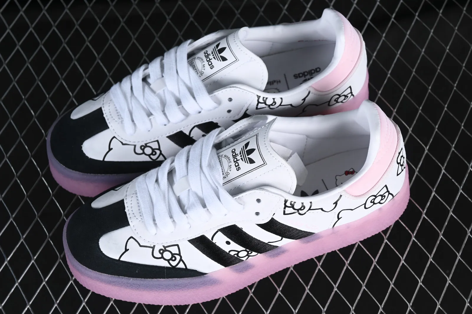 Adidas Samba Vegan OG Cloud White Pink Core Black IG4450