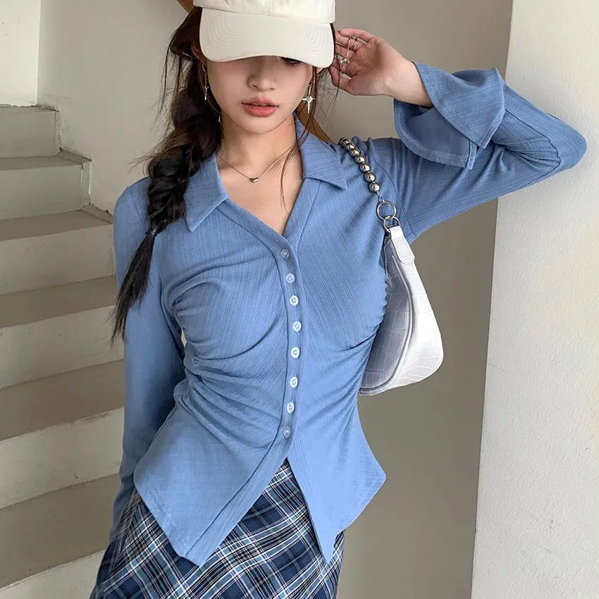 Annie Blue Top