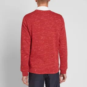 A.P.C. Jeremy Crew SweatDark Red