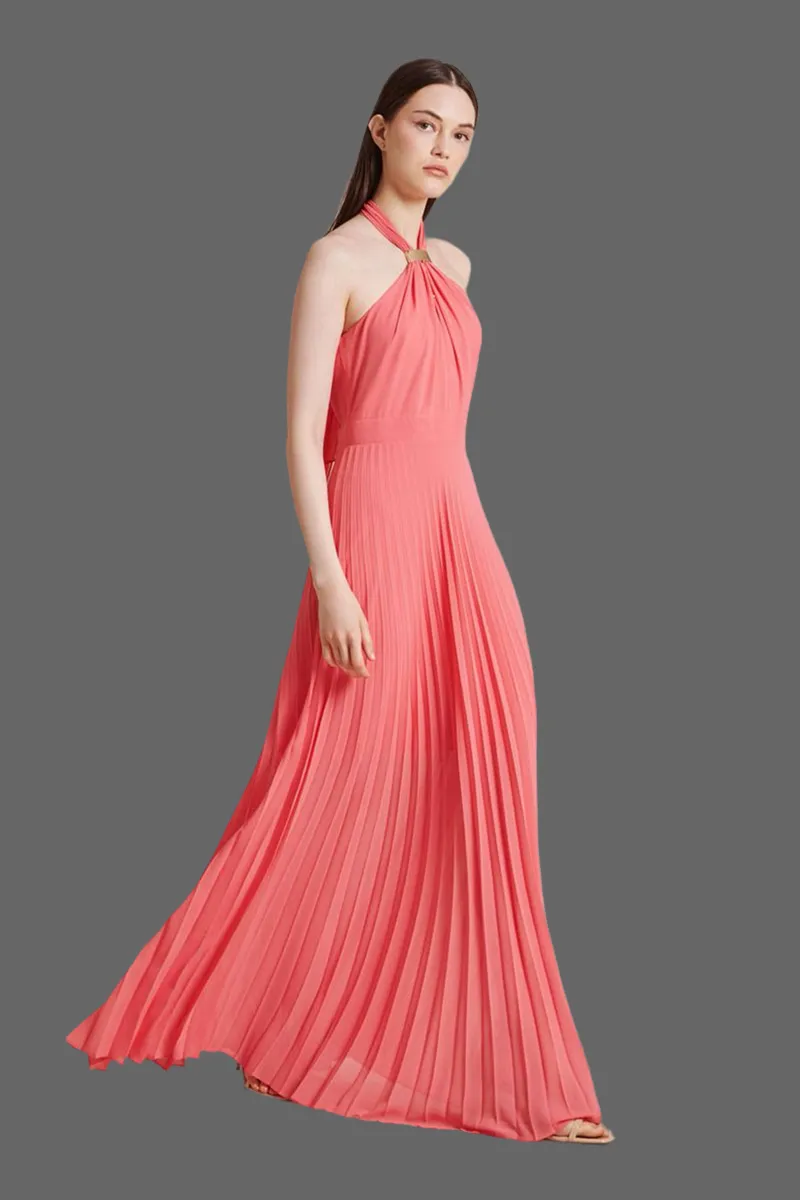 Apricot halter Maxi