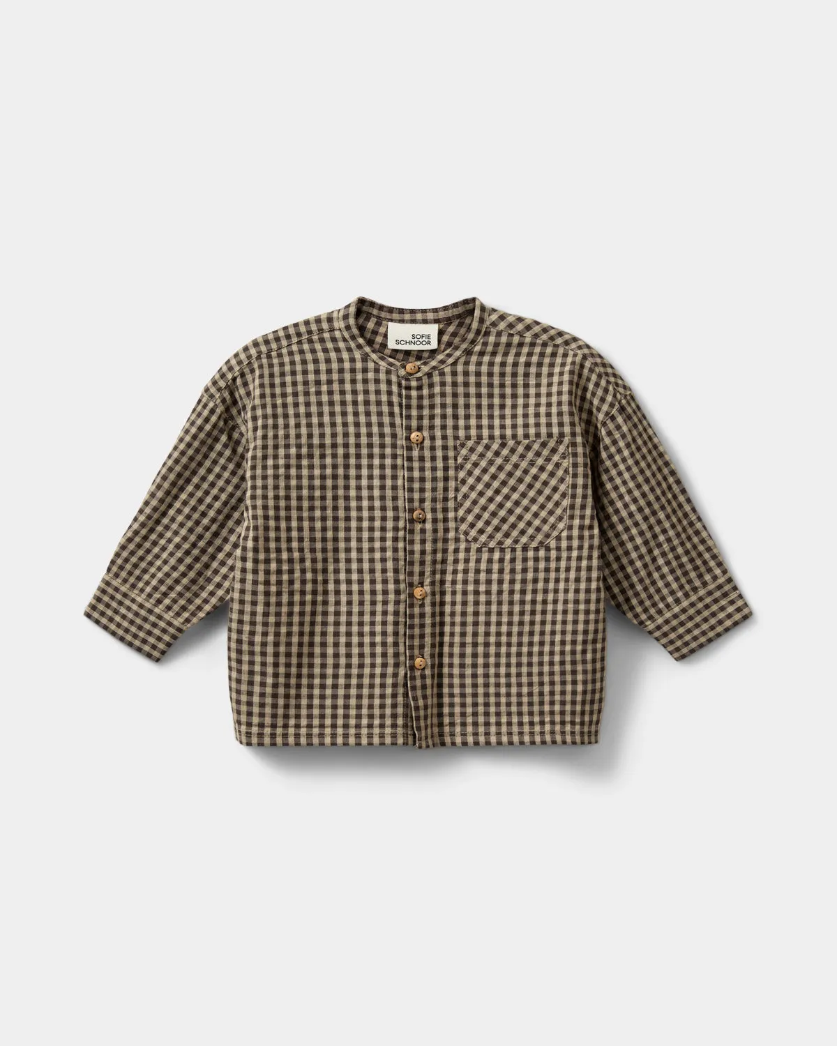 ASKERSB SHIRT - Brown check