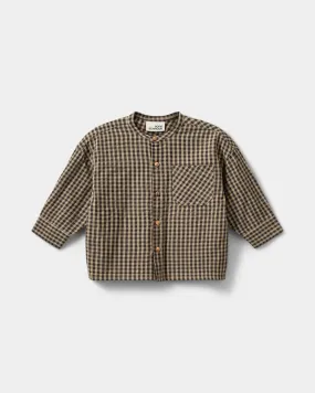 ASKERSB SHIRT - Brown check