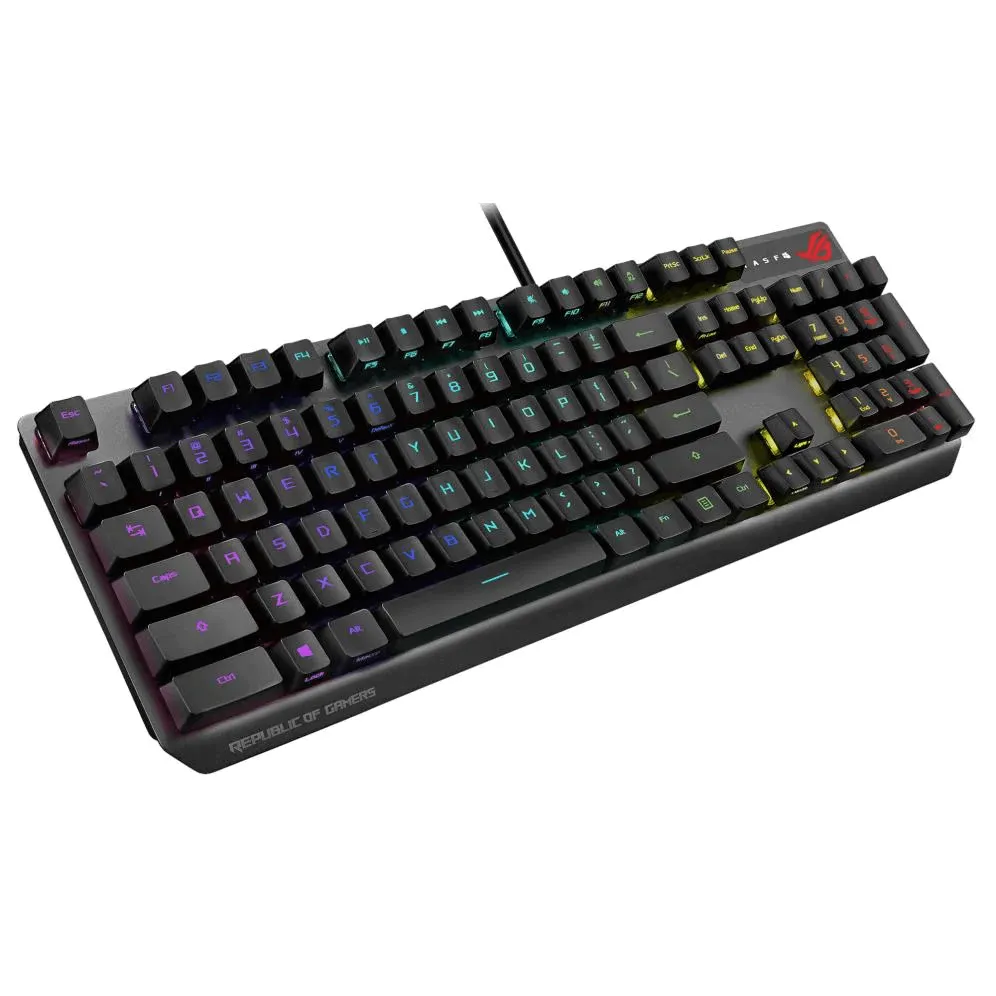 ASUS ROG Strix Scope RX Blue Switch RGB Mechanical Optical Gaming Keyboard Black