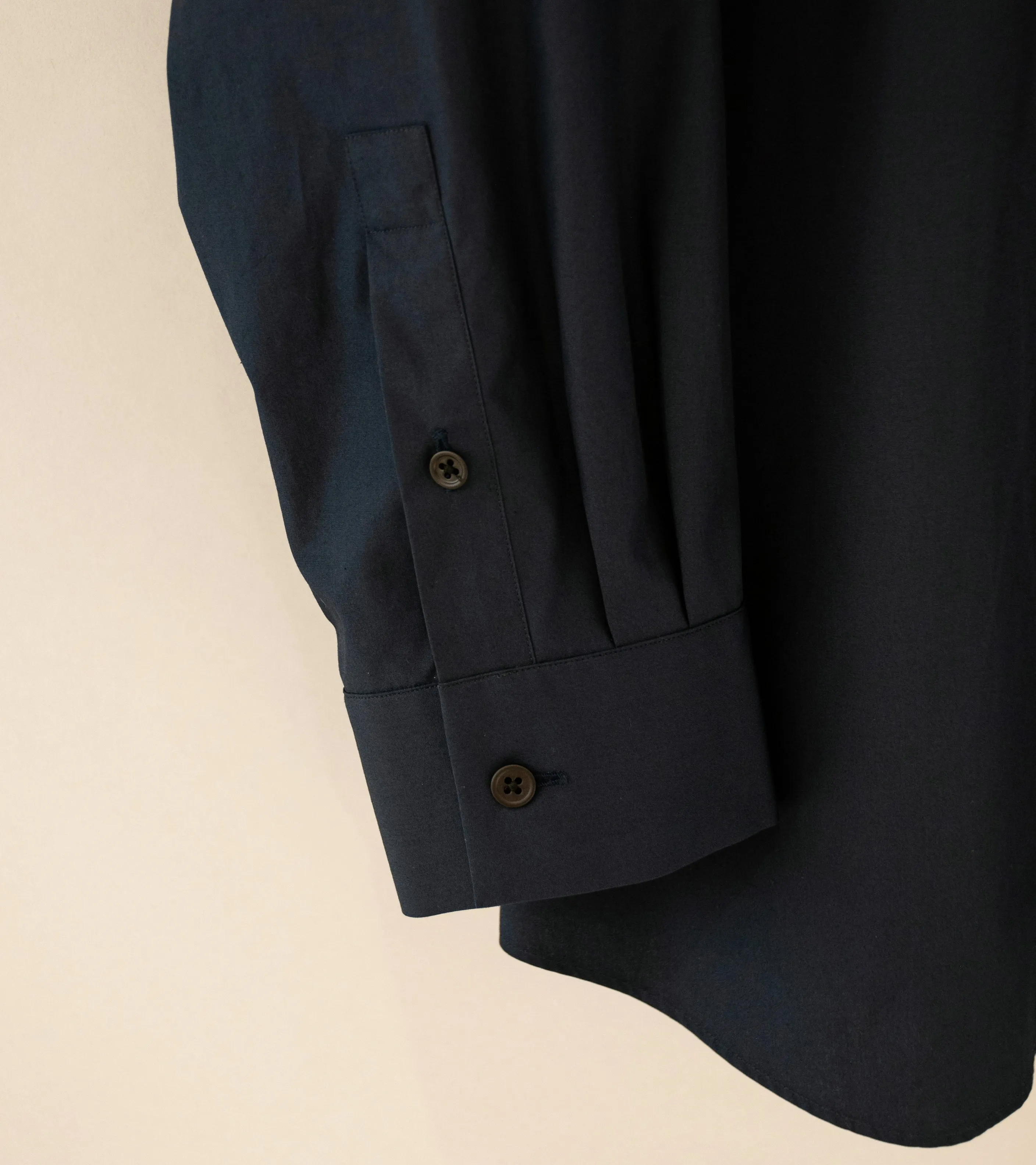 Aton 'Standard Shirt' (Navy Suvin Broadcloth)