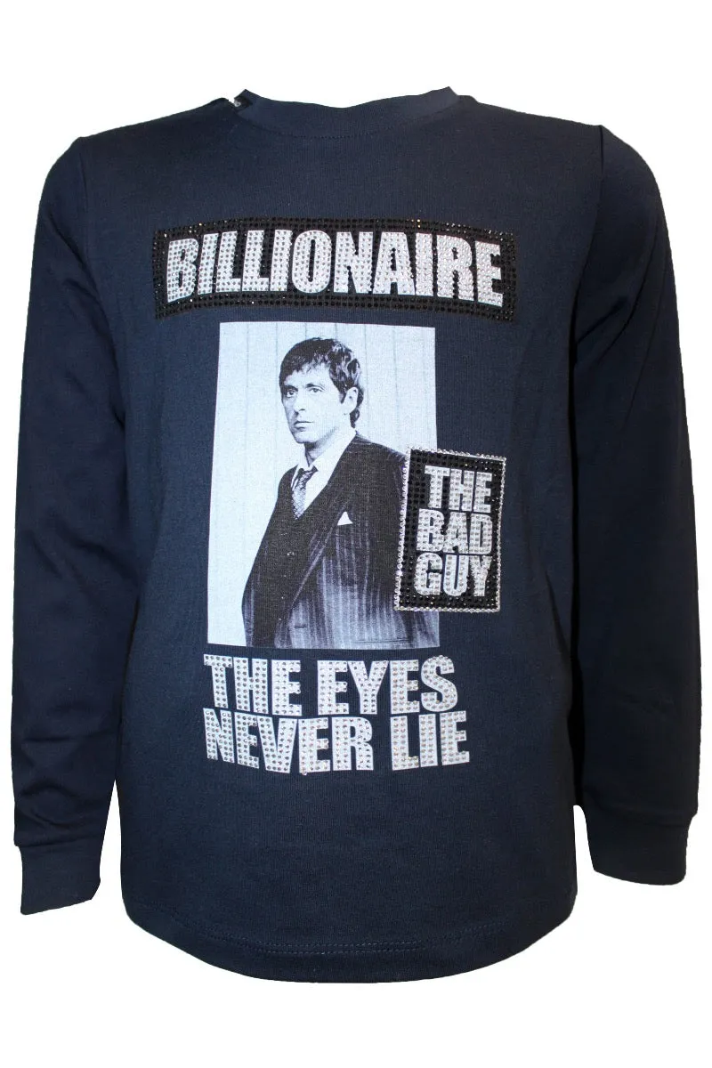 BAD GUY LONGSLEEVE | NAVY