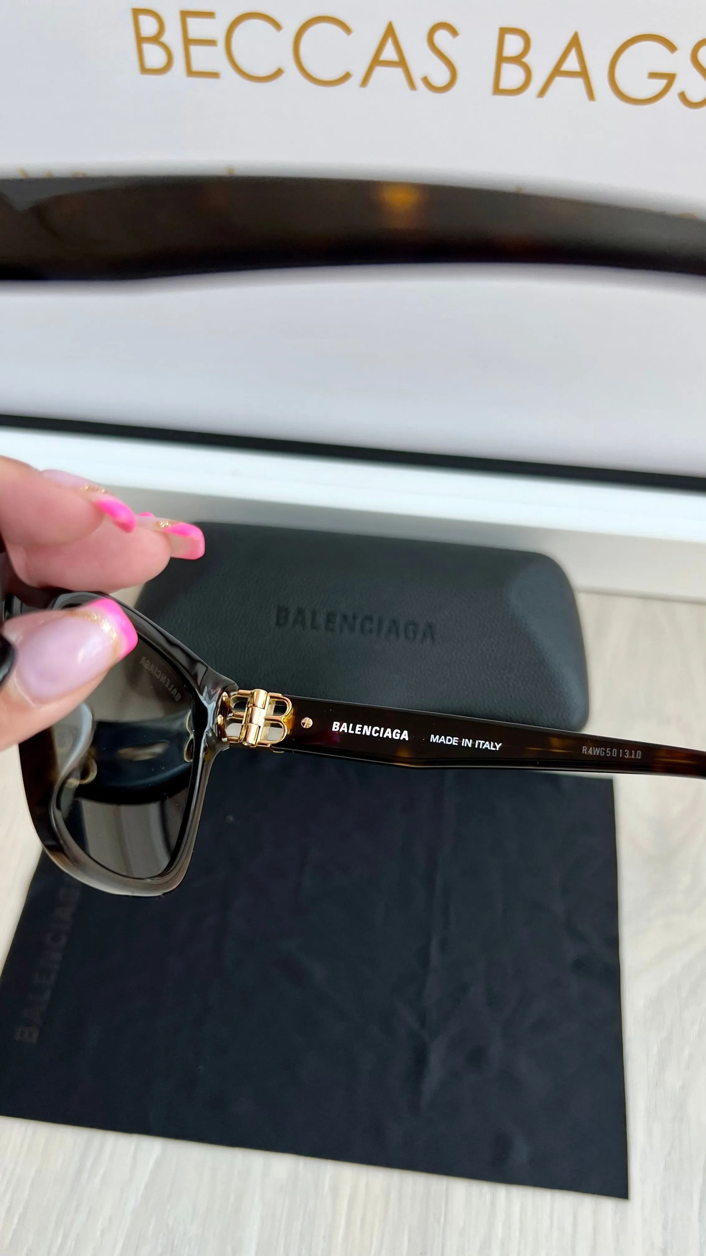 Balenciaga BB Square Sunglasses