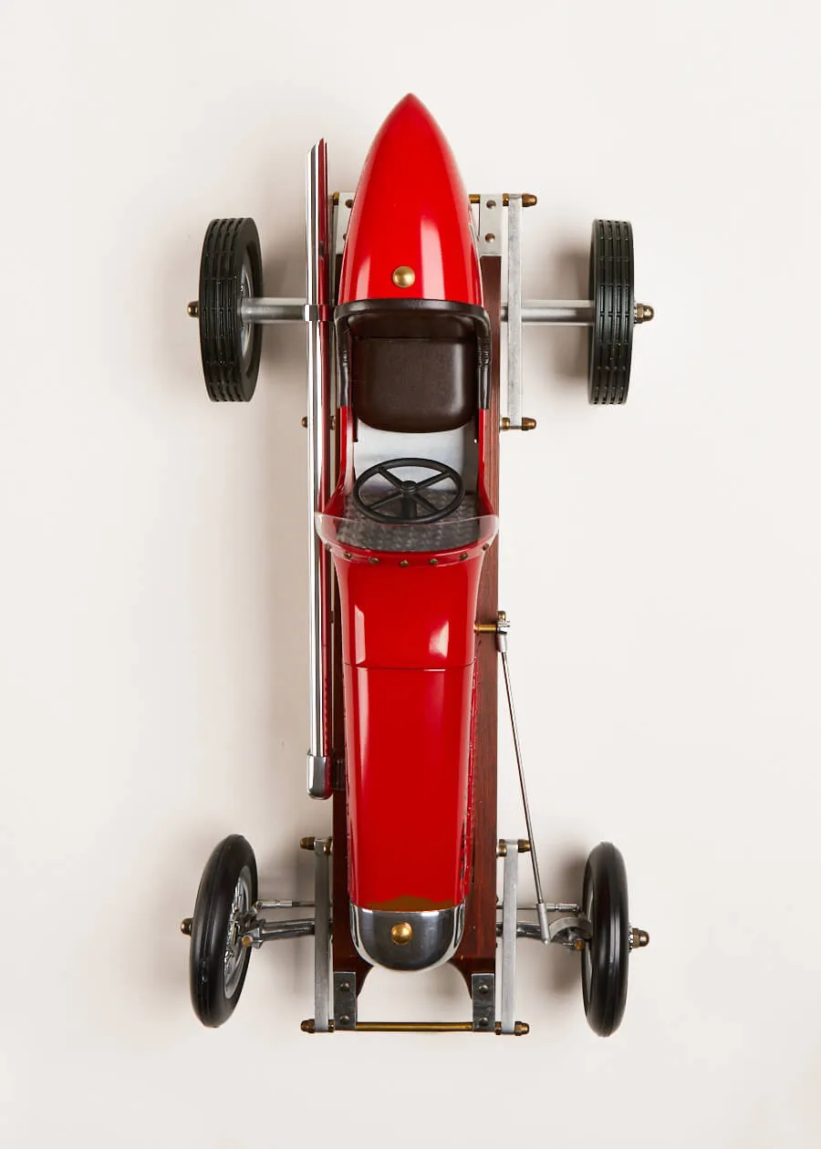 Bantam Wooden Model Car in Red