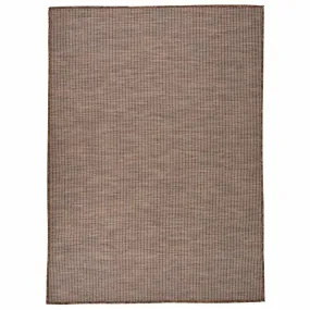 Bark Flatweave Brown Rug