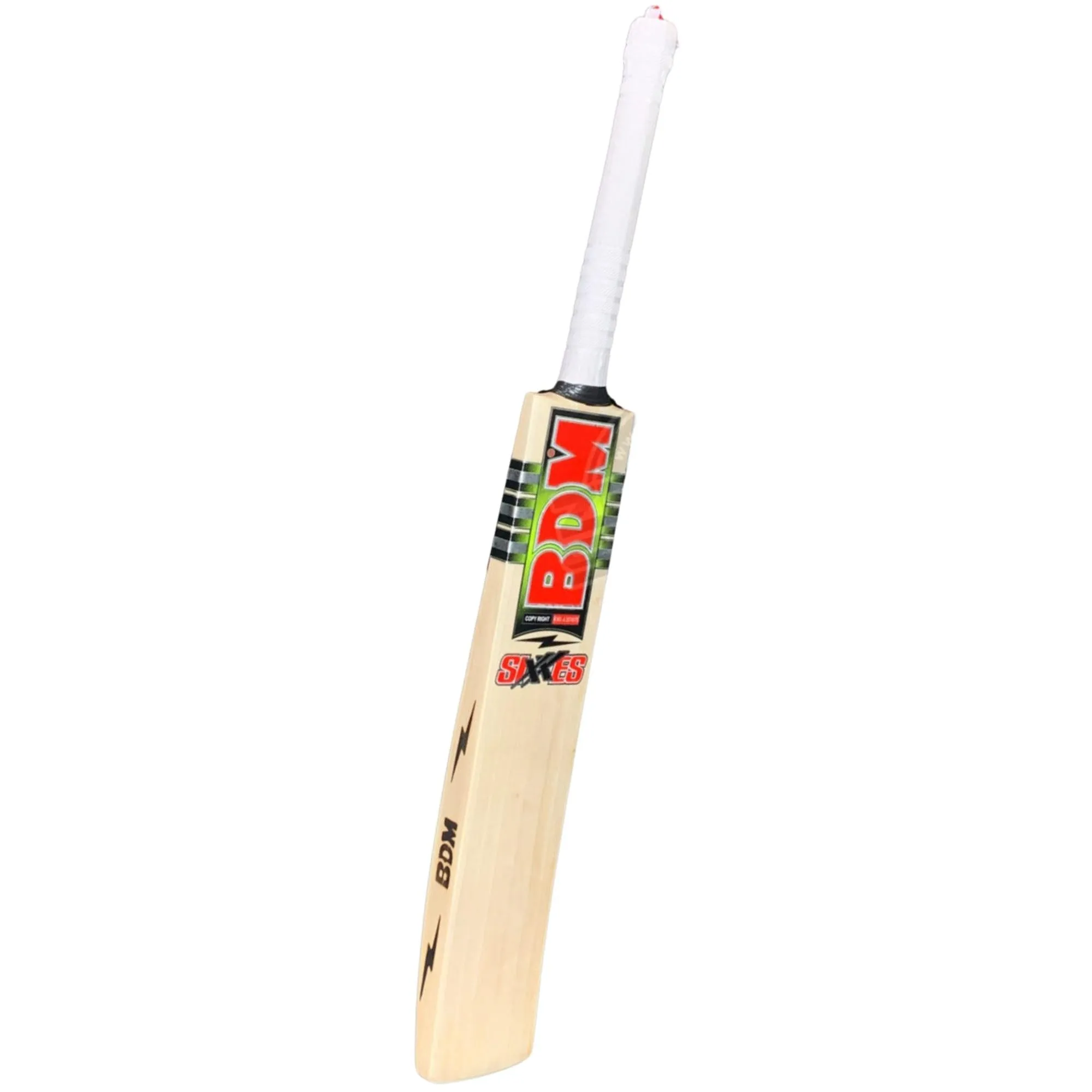 BDM SIXES Green Cricket Bat