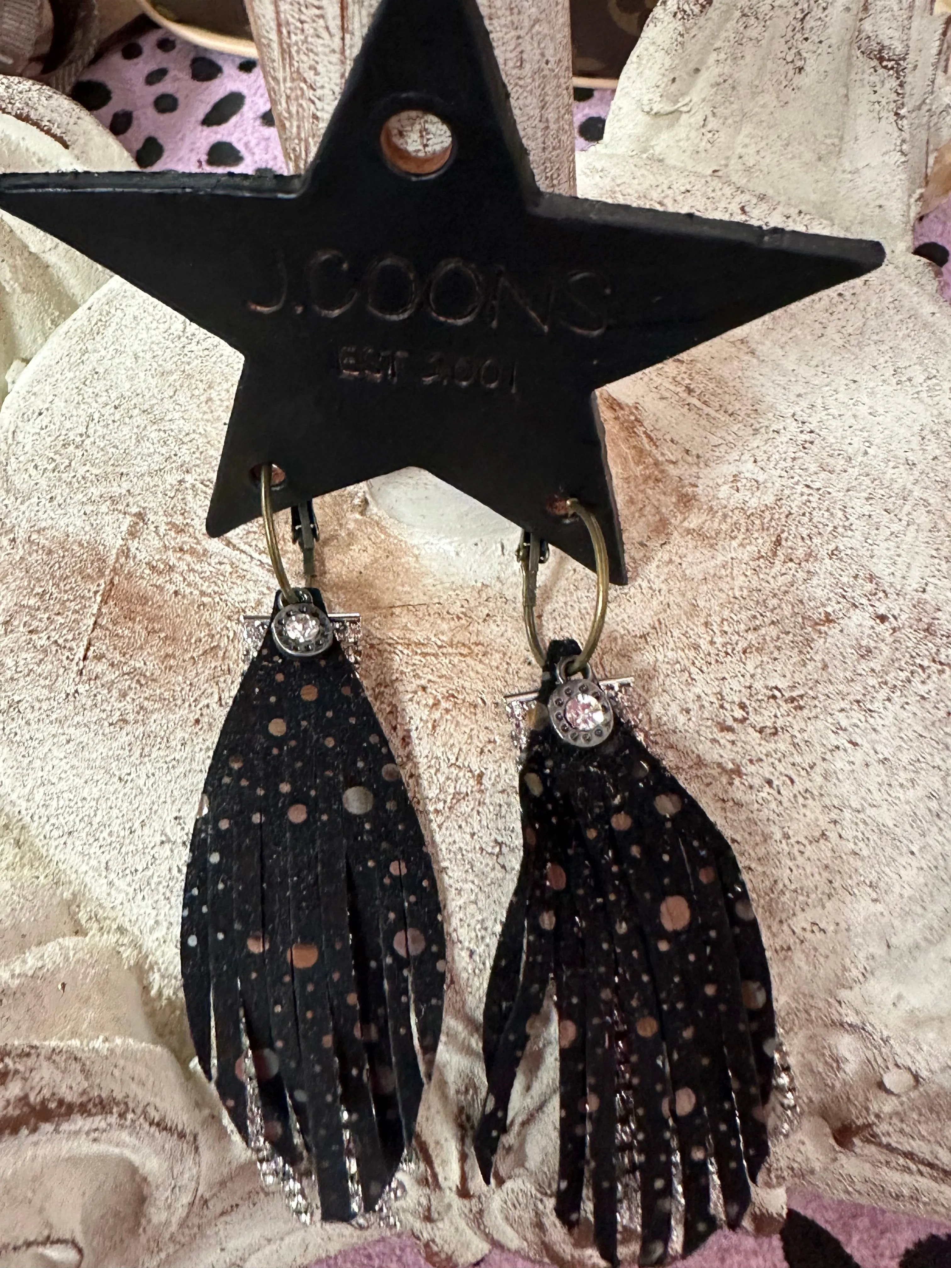 Black Gypsy Earrings - J Coons