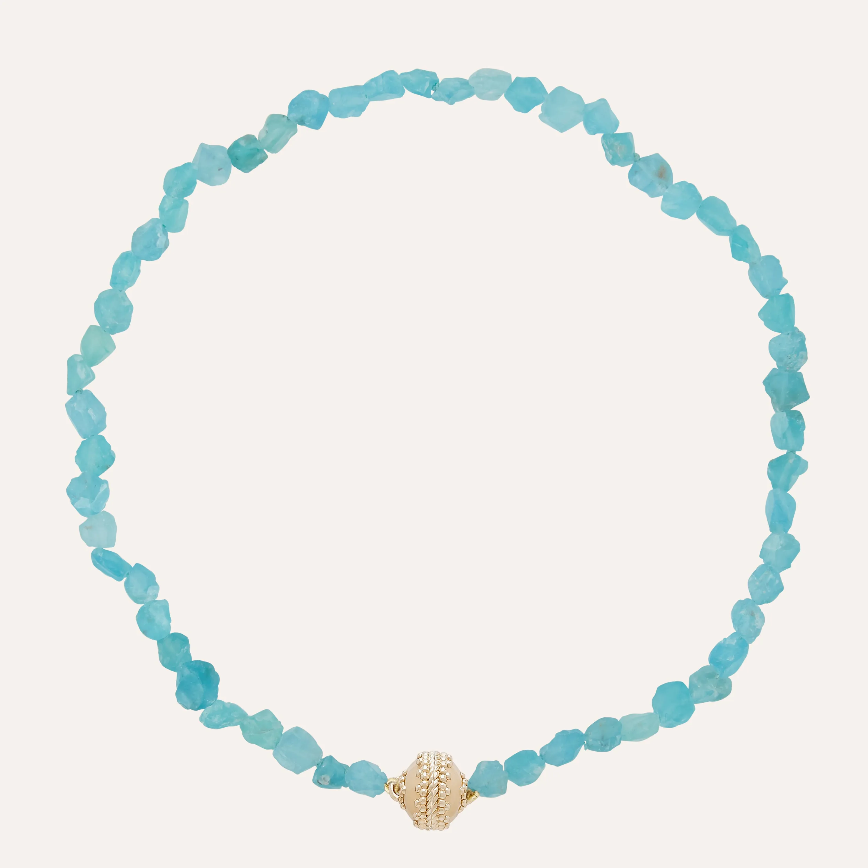 Blue Apatite Chip Necklace