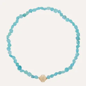 Blue Apatite Chip Necklace