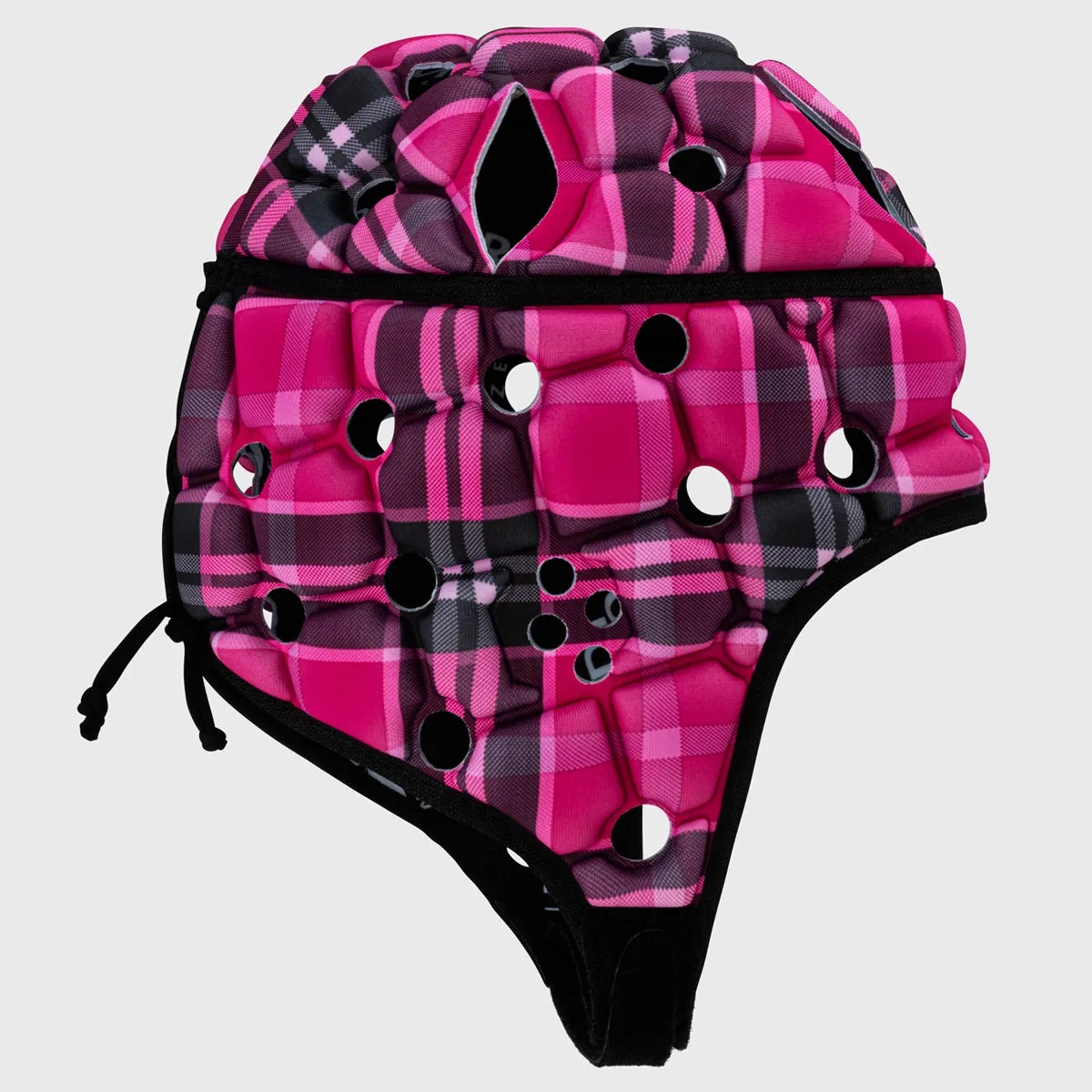 Body Armour Kid's Ventilator Rugby Headguard Pink Tartan