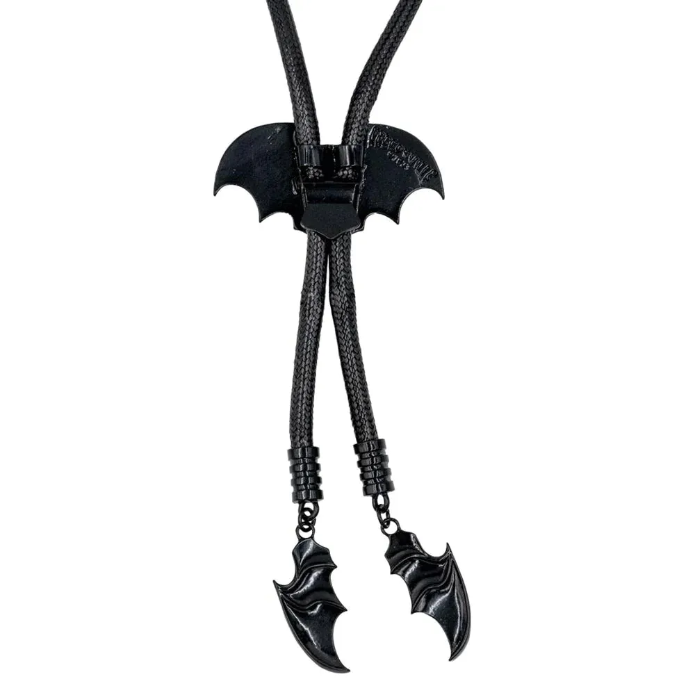 Bolo Tie Bat Black