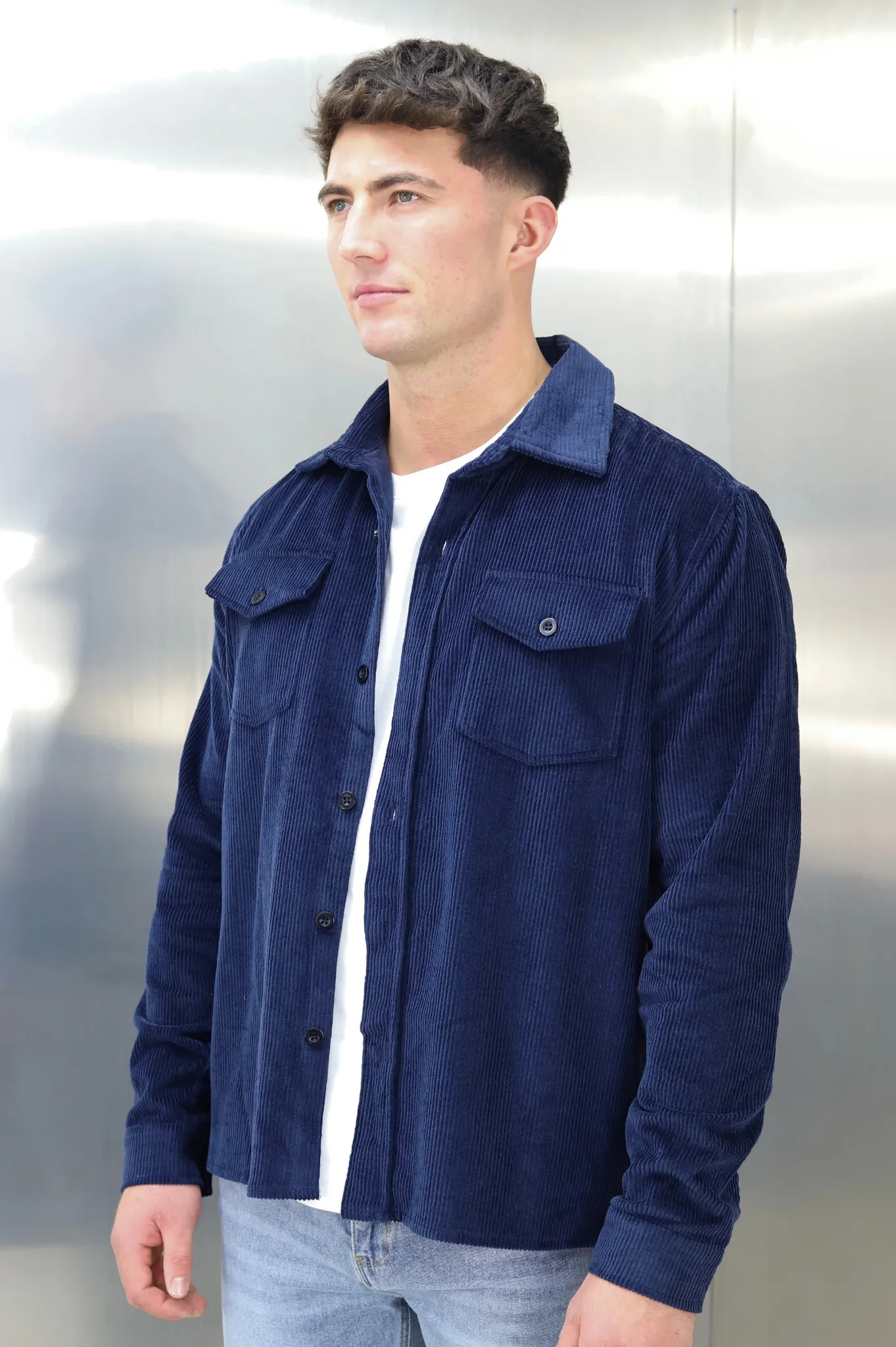 Capo CORD Shirt - Navy