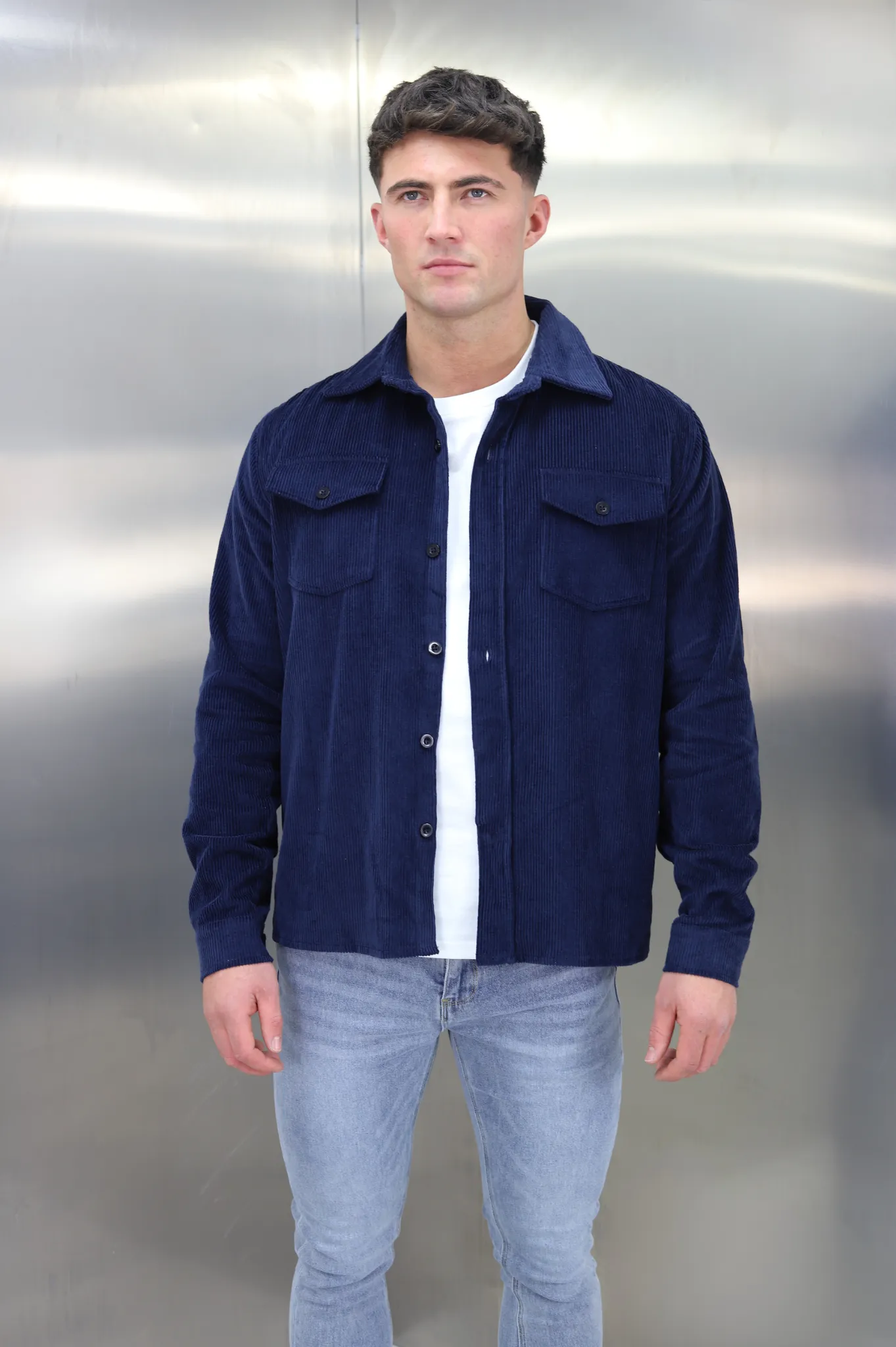 Capo CORD Shirt - Navy