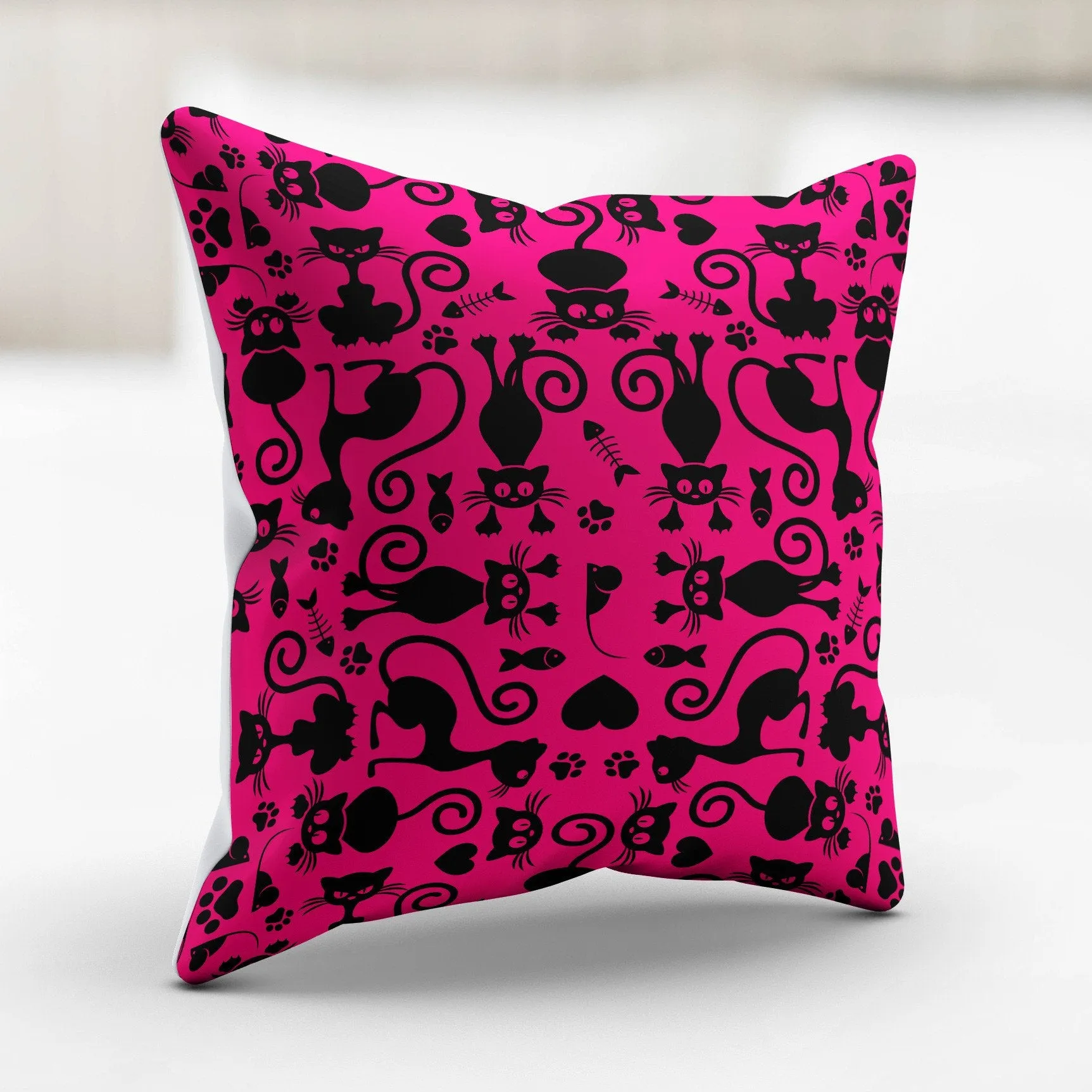 Cats Pillowcase Pink