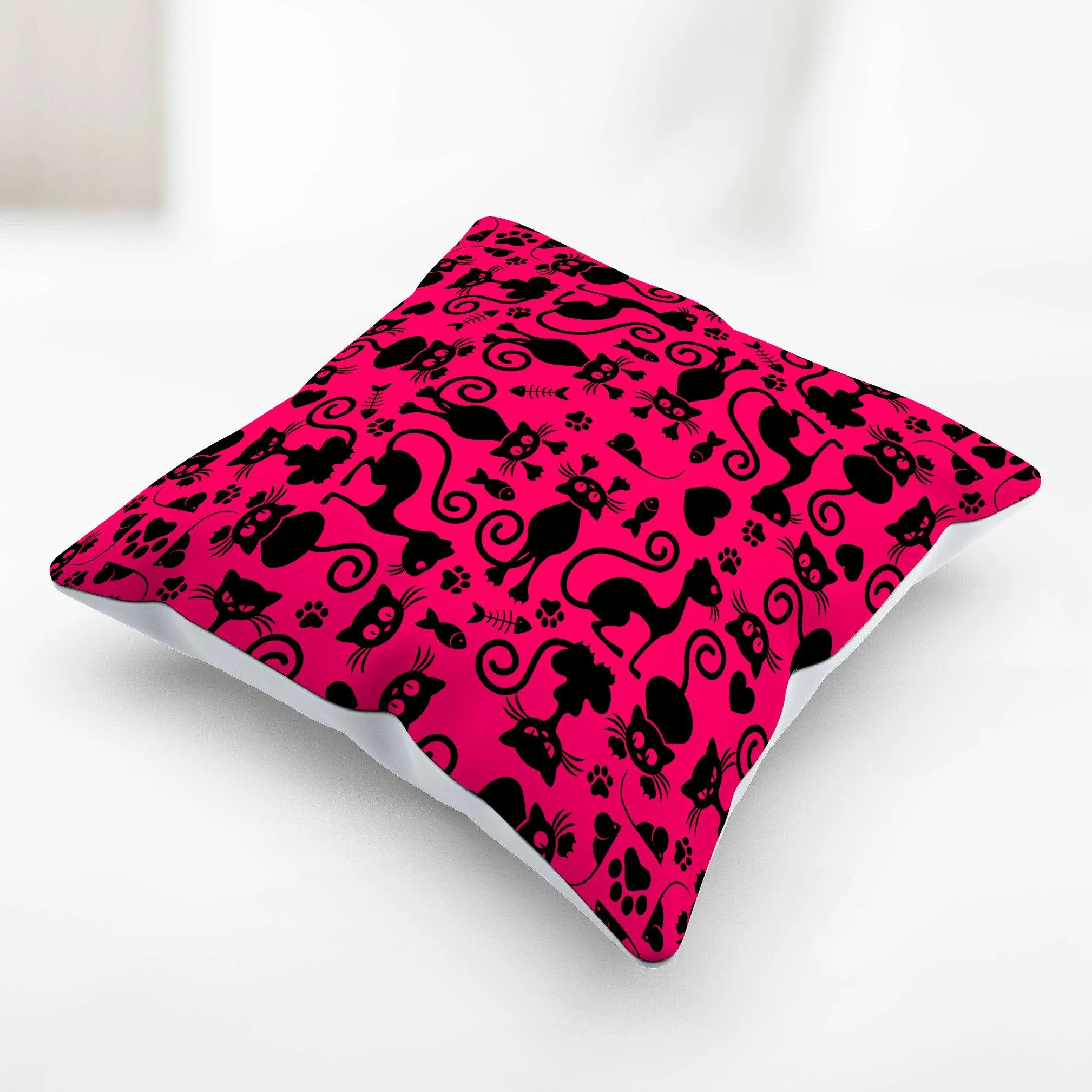 Cats Pillowcase Pink