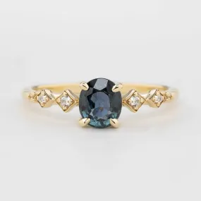 Celeste Ring - 1.04ct Green Montana Sapphire (One of a kind)