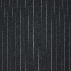 Charcoal Grey Narrow Pinstripes