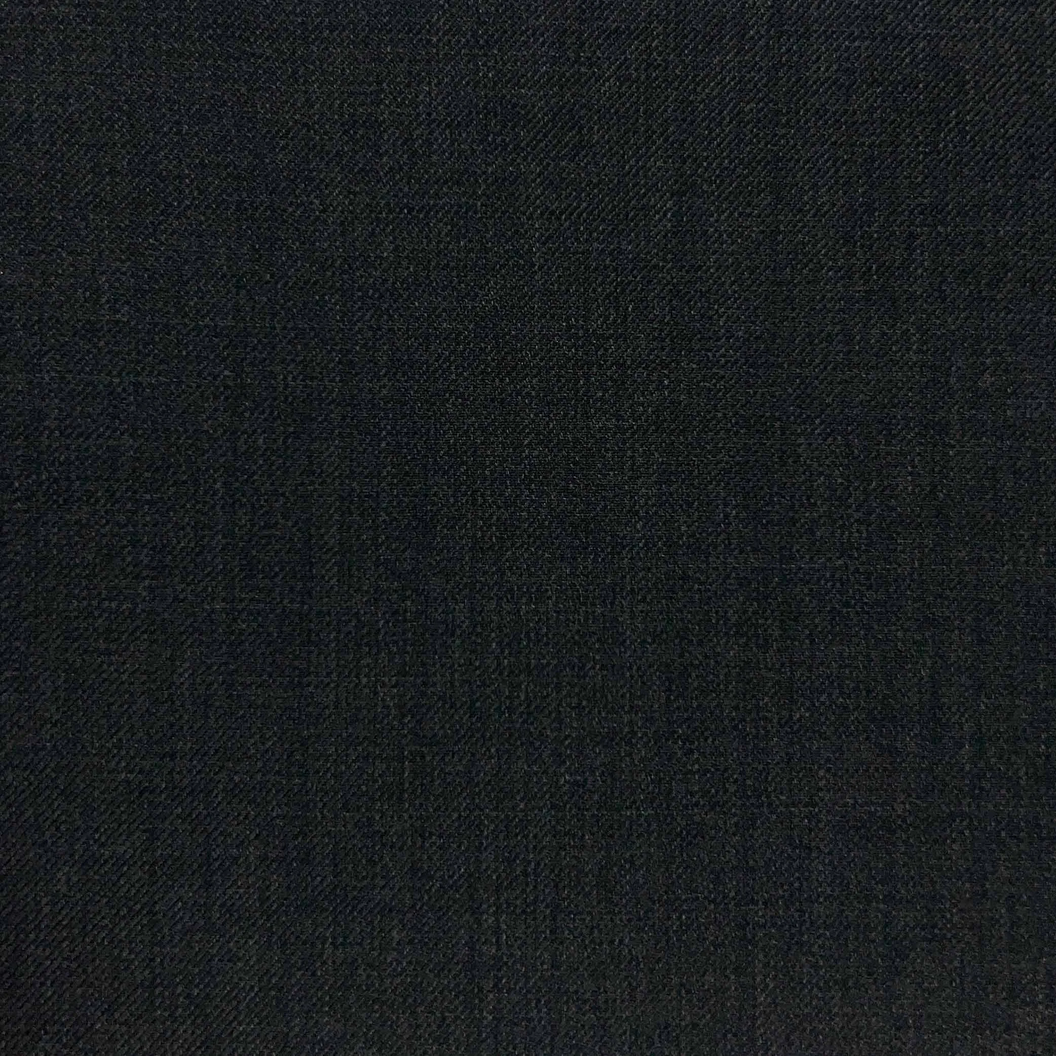 Charcoal Grey Plain Weave