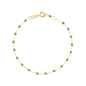 Classic Gigi Green bracelet, Yellow Gold, 6.7