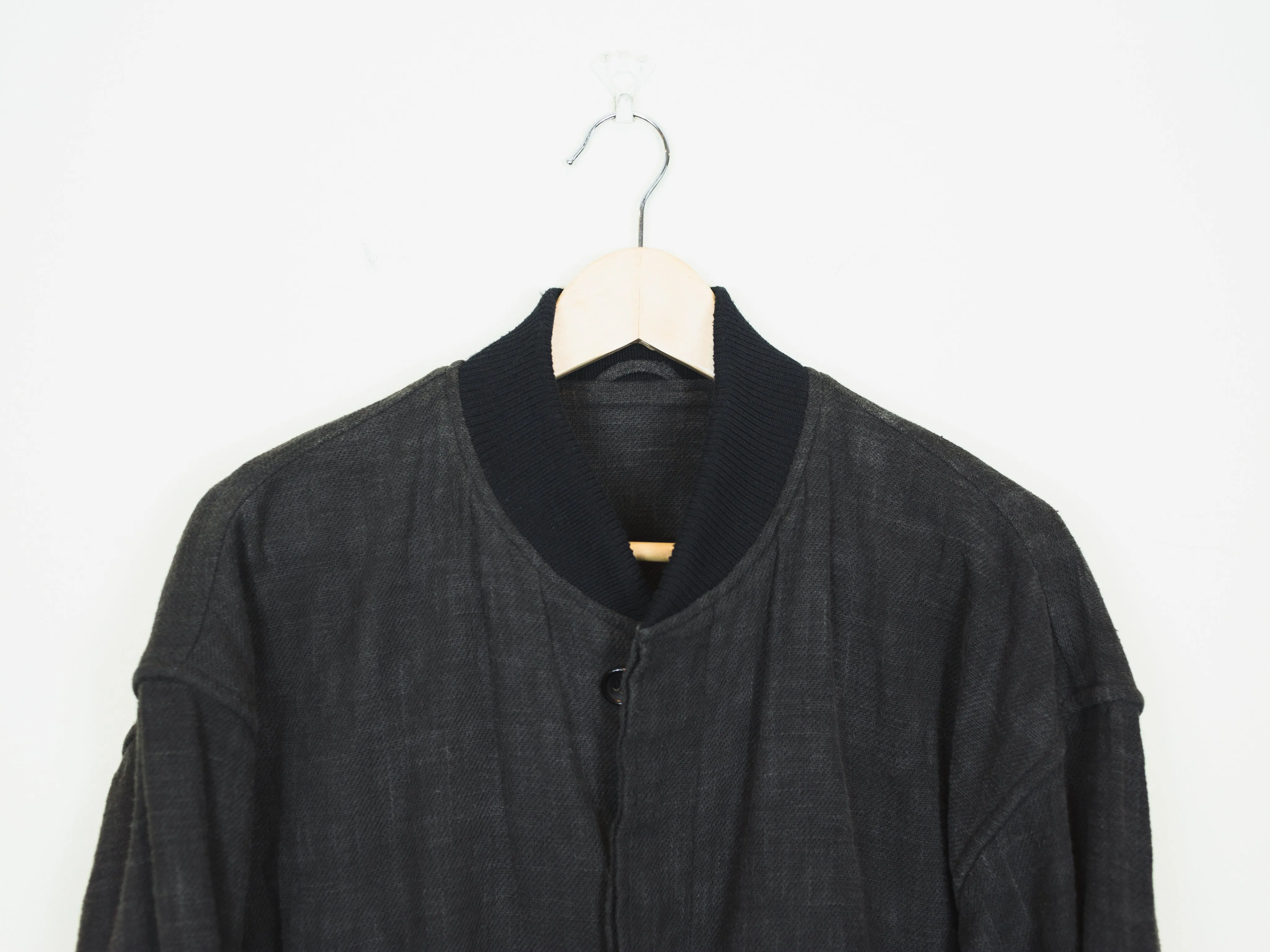 Comme des Garons Homme 1980s Natural-Dyed Cotton Bomber