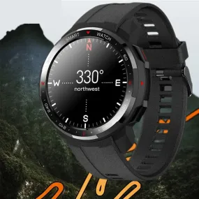 Compass Local Music Play Health Monitor Sports Smartwatch with 8GB Storage