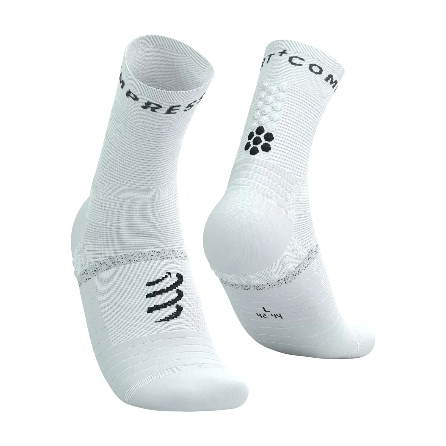 Compressport Pro Marathon V2.0 Calze  White/Black