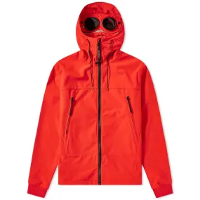 C.P. Company Soft Shell Goggle JacketHigh Risk Red