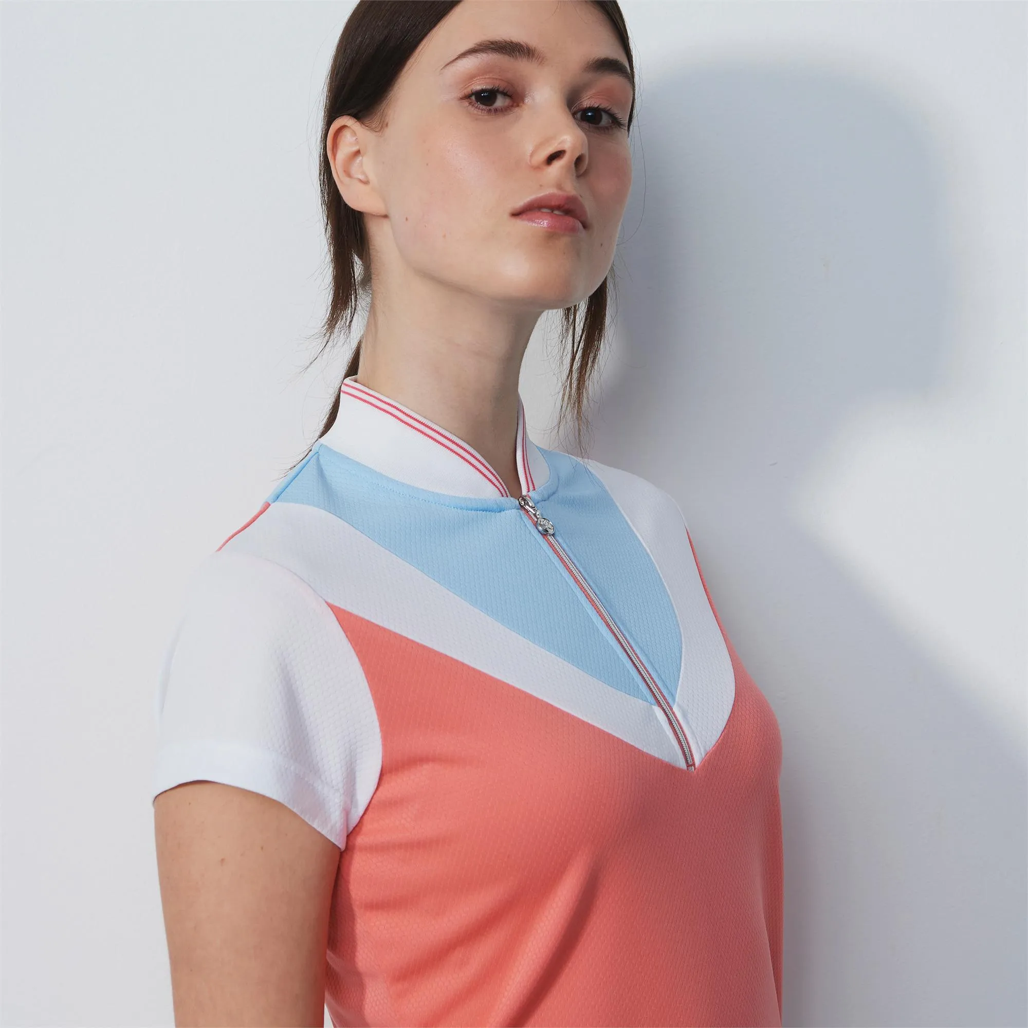 Daily Sports Torcy Ladies Golf Polo Shirt Coral