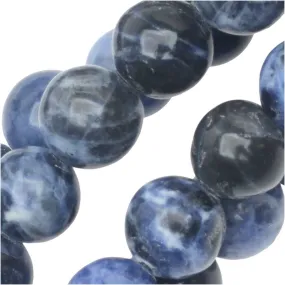 Dakota Stones Gemstone Beads, Blue Sodalite, Round 8mm (8 Inch Strand)