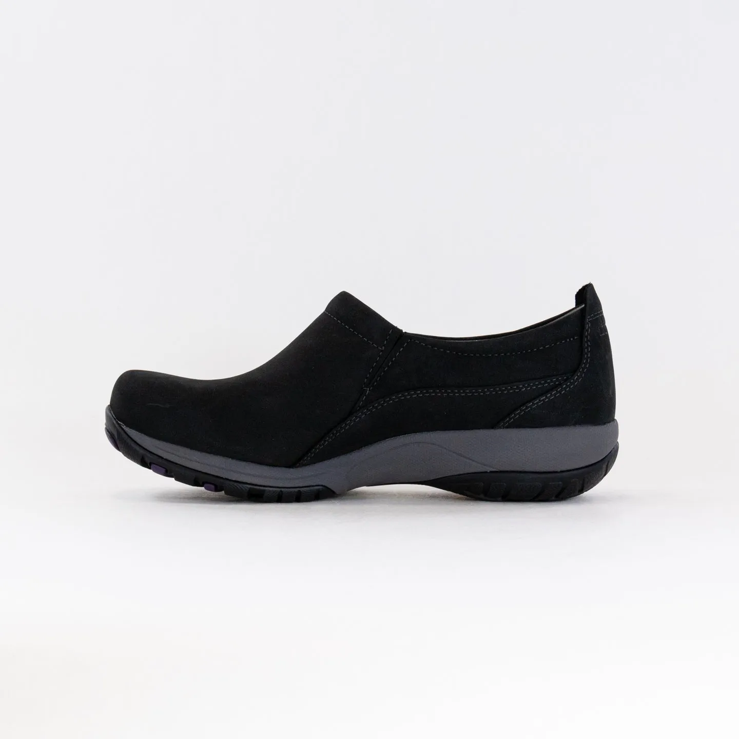 Dansko Patti Waterproof (Women's) - Black Milled Nubuck